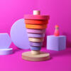 Grimms-Scheibenturm-neonpink-15020-04