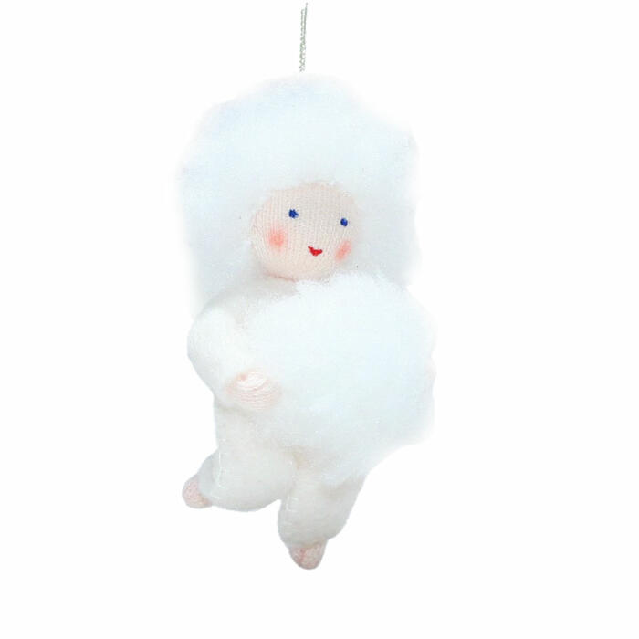 Weihnachtsbaum-Hängepuppe-Schneeflockenbaby