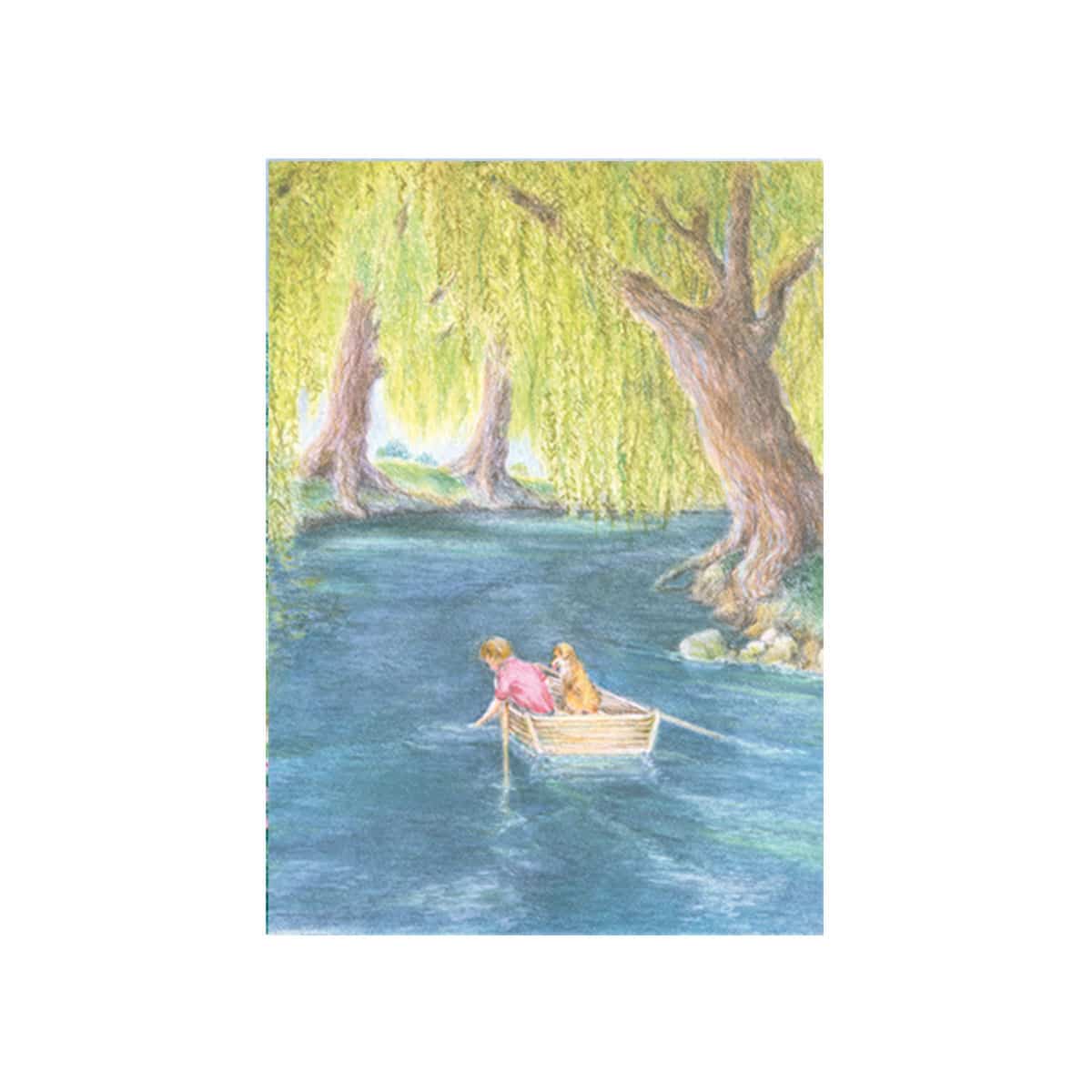 Kunstkarte-Monika-Speck-Mit-dem-Boot-auf-dem-Fluss-10,5x14,8cm.jpg