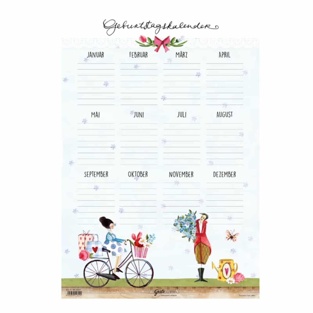 Grätz-Geburtstags-Wandkalender-Fahrrad