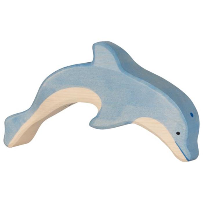 Holztiger-Delfin-springen