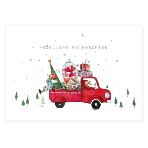 Grätz-Postkarte-Weihnachtsautos