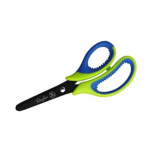 Läufer-Ergonomische-Bastelschere-130mm-rund-blau-grün-01.jpg